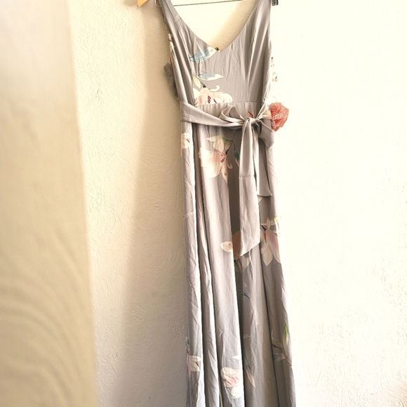 Show Me Your Mumu, Jenn Maxi Dress in Lily Showers,Grey Size X-Small - Picture 4 of 11